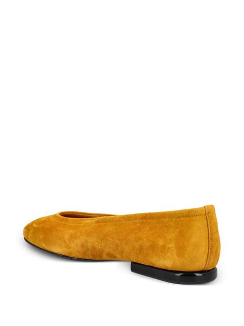 Loro Piana Primula suede ballet flats - Yellow - zdjęcie produktu nr 2