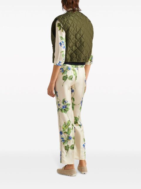 Prada Light Re-Nylon quilted vest - Green