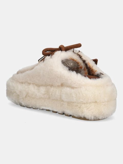 Naked Wolfe kapcie Blizzard kolor beżowy Blizzard Sand Suede/Shearling
