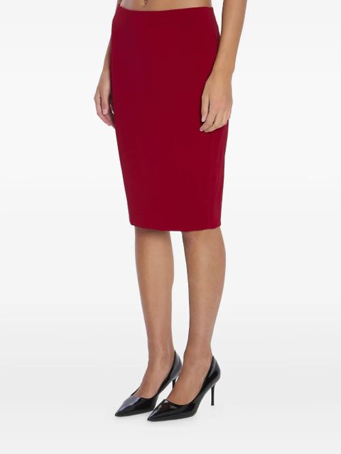 Saint Laurent straight-hem pencil skirt - Red