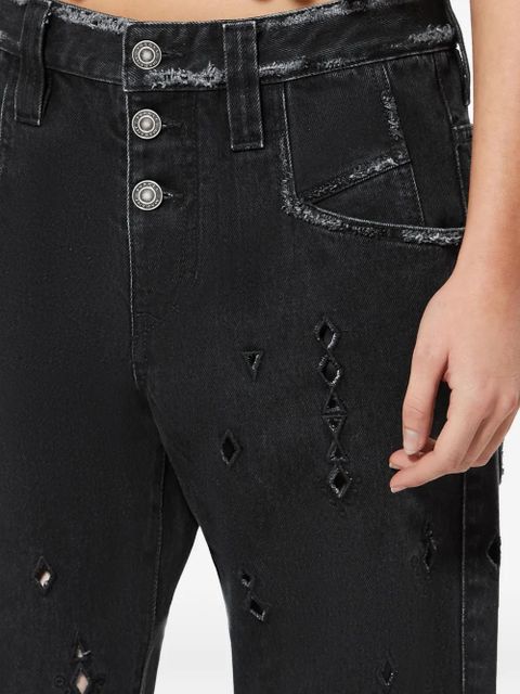 ISABEL MARANT Amia cut-out jeans - Black