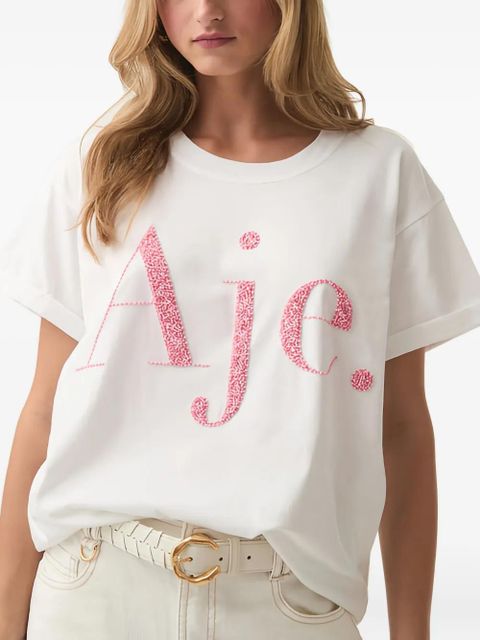 Aje Fondness beaded T-shirt - White - zdjęcie produktu nr 2