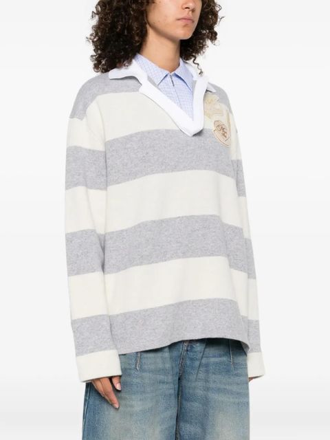 Moncler striped sweatshirt - Grey - zdjęcie produktu nr 2