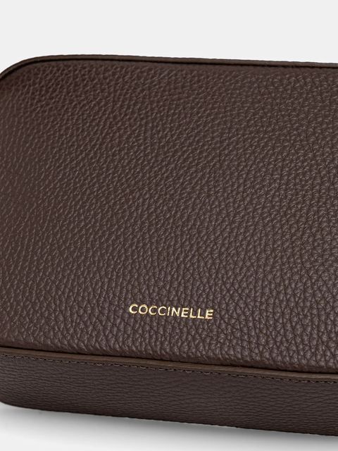 Coccinelle torebka skórzana kolor brązowy E5 MN5 55 I1 01