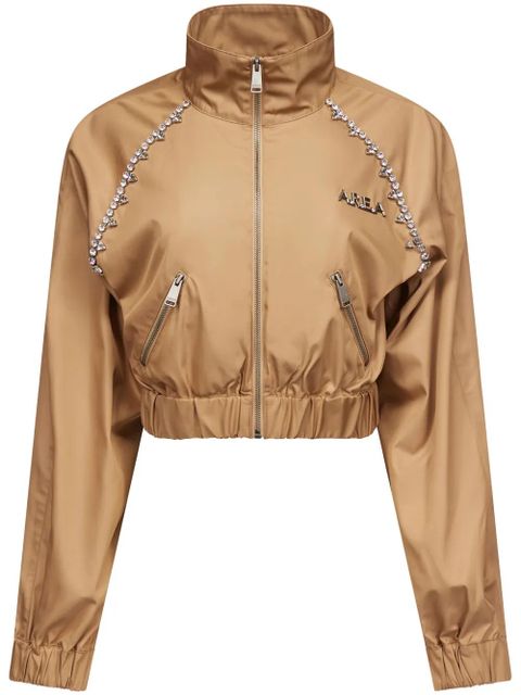 AREA crystal-embellished jacket - Brown - zdjęcie produktu nr 1
