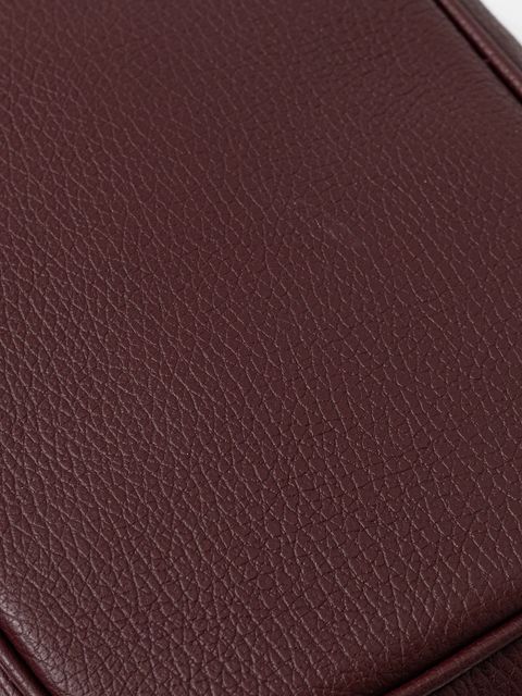 Answear.LAB torebka skórzana kolor bordowy