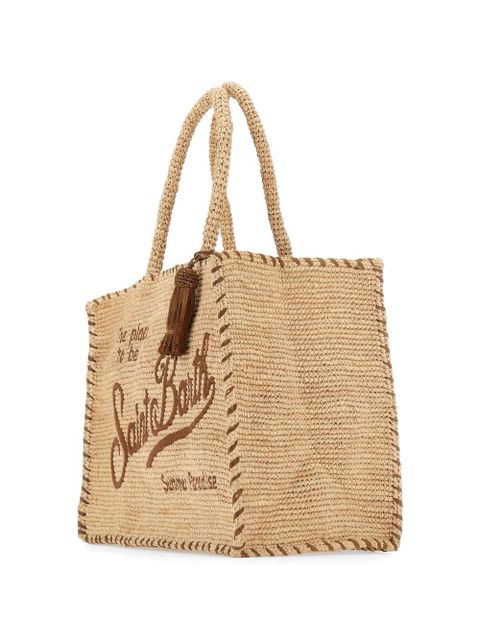 MC2 Saint Barth Vanity Raffia tote bag - Neutrals