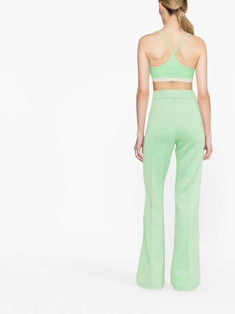 FENDI seam-detail track pants - Green