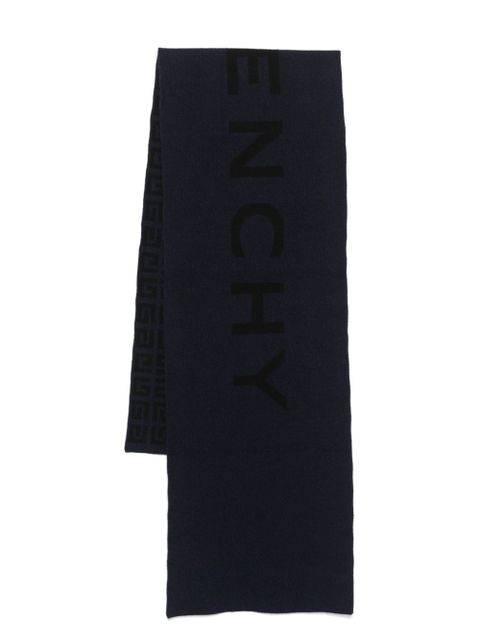 Givenchy 4G double-sided scarf - Blue - zdjęcie produktu nr 1