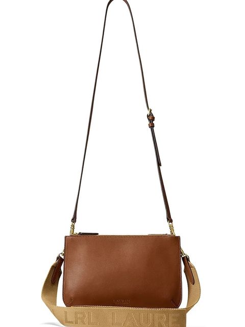 Lauren Ralph Lauren torebka skórzana kolor brązowy 431970155 - zdjęcie produktu nr 2