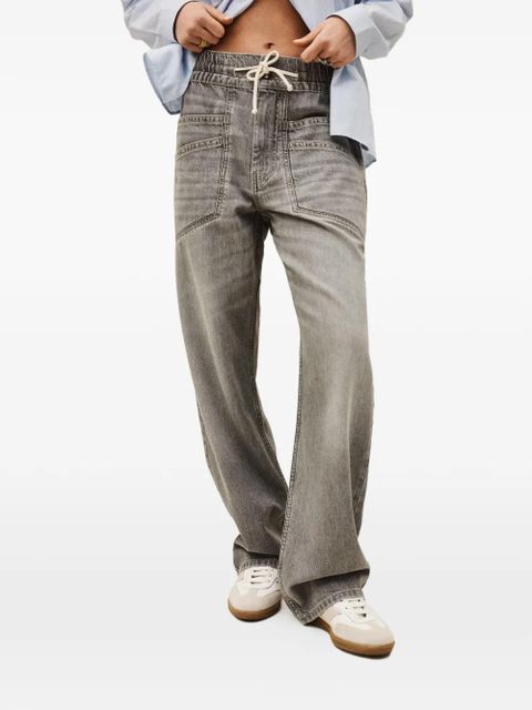 Ba&Sh Yima patch-pocket trousers - Grey