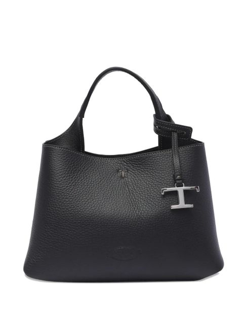 Tod's micro leather tote bag - Black - zdjęcie produktu nr 1