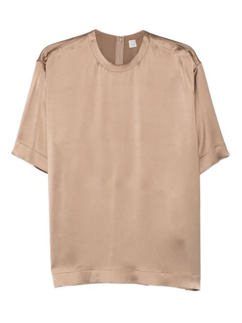TOTEME round-neck T-shirt - Brown - zdjęcie produktu nr 1