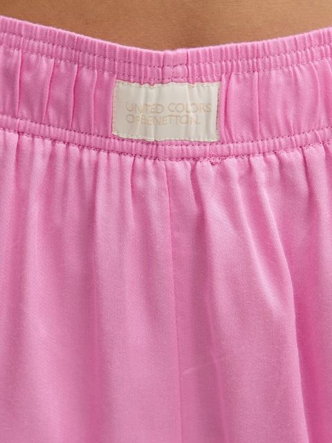 United Colors of Benetton piżama damska kolor różowy 41HY3P00S