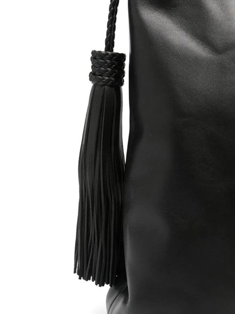 ETRO large Kalispera tassel-detail leather shoulder bag - Black