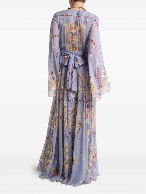 ETRO printed dress - Purple