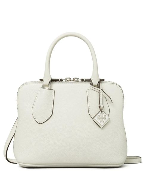 Tory Burch mini Swing leather satchel - White - zdjęcie produktu nr 1