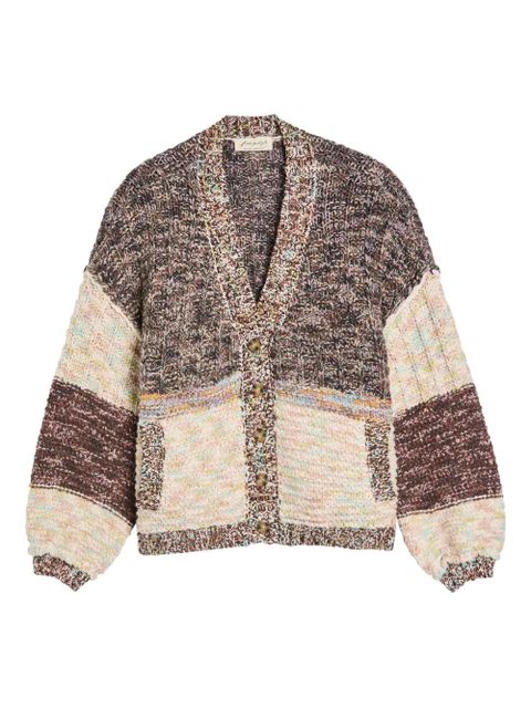 Free People Isabella V-neck cardigan - Brown - zdjęcie produktu nr 1