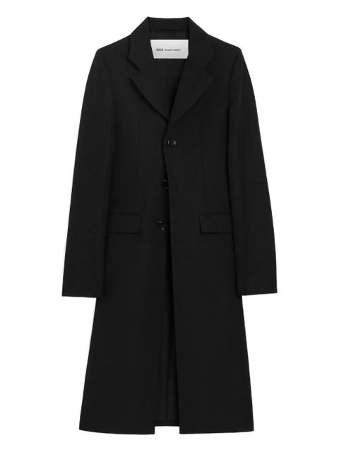 AMI Paris fitted breasted coat - Black - zdjęcie produktu nr 1