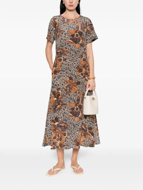 Weekend Max Mara floral dress - Brown - zdjęcie produktu nr 2
