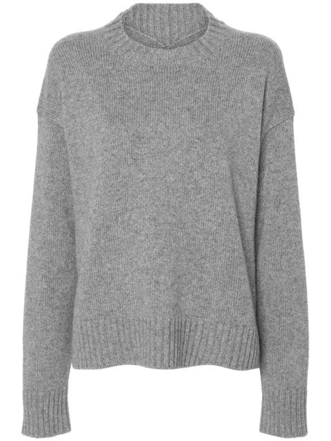 Jil Sander crew-neck cashmere-blend jumper - Grey - zdjęcie produktu nr 1