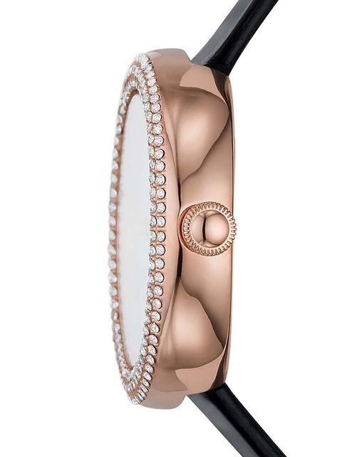 Emporio Armani zegarek damski kolor czarny