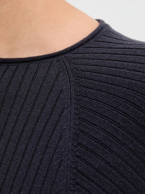 MAX&Co. sweter wełniany damski kolor granatowy lekki 2526366134200 - zdjęcie produktu nr 2