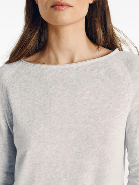 American Vintage Sonoma raglan sleeve boat neck T-shirt - Grey