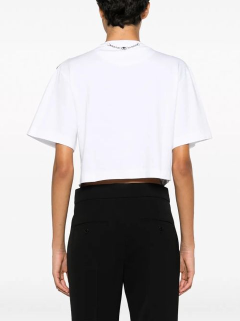 Rabanne metallic mesh T-shirt - Silver