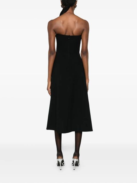 Blumarine strapless midi dress - Black