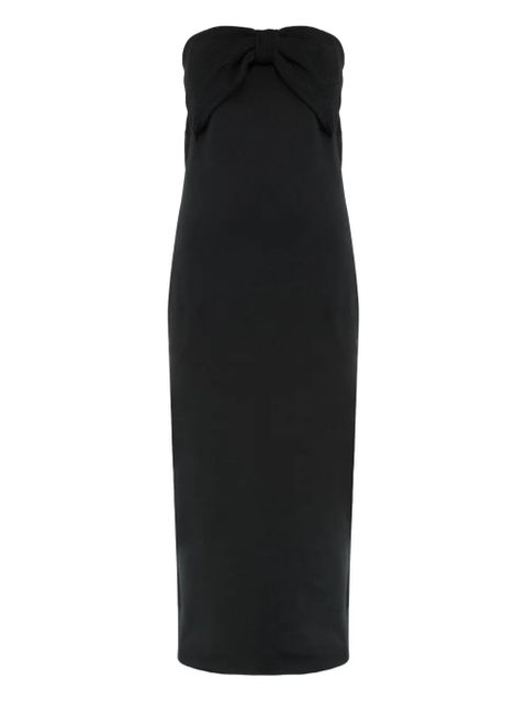 Chloé bow-detailed midi dress - Black - zdjęcie produktu nr 1