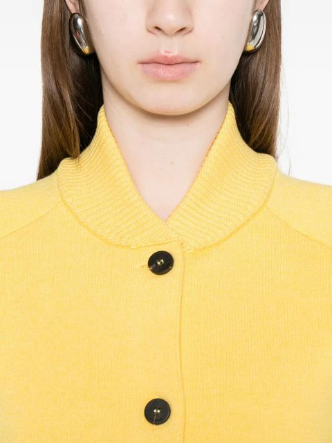 Jacquemus Levande button embroidered knitwear - Yellow