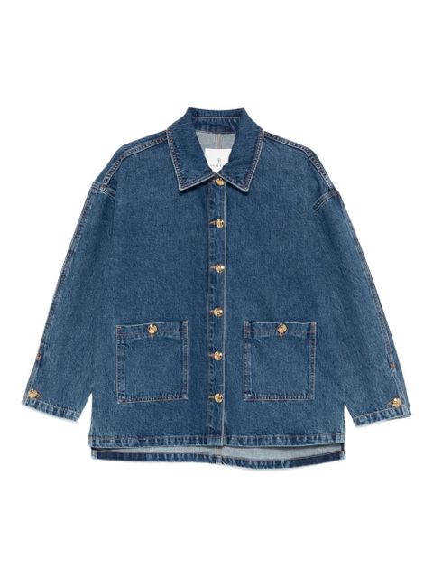 ANINE BING buttoned denim jacket - Blue - zdjęcie produktu nr 1