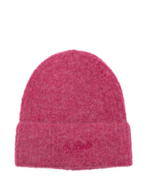 MC2 Saint Barth logo-embroidered beanie - Pink - zdjęcie produktu nr 1