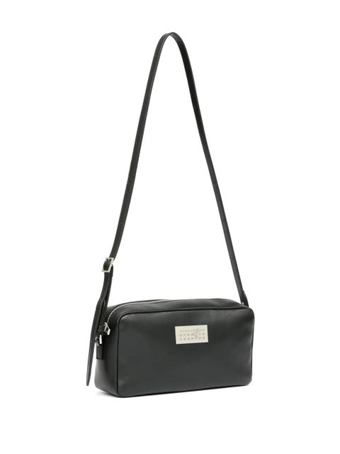 MM6 Maison Margiela Numeric leather shoulder bag - Black