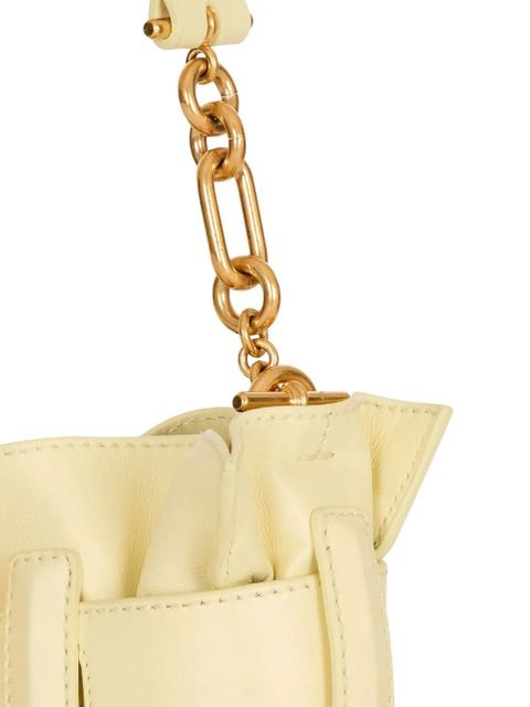 Balmain mini Anthem clutch bag - Neutrals