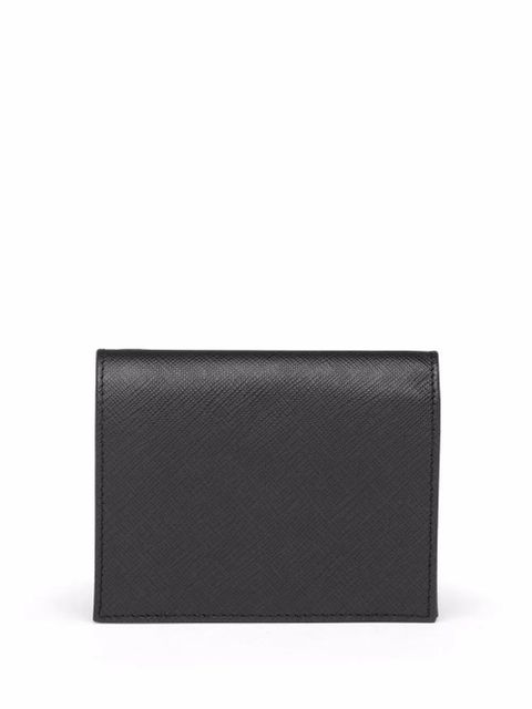Prada triangle-logo saffiano leather wallet - Black - zdjęcie produktu nr 2