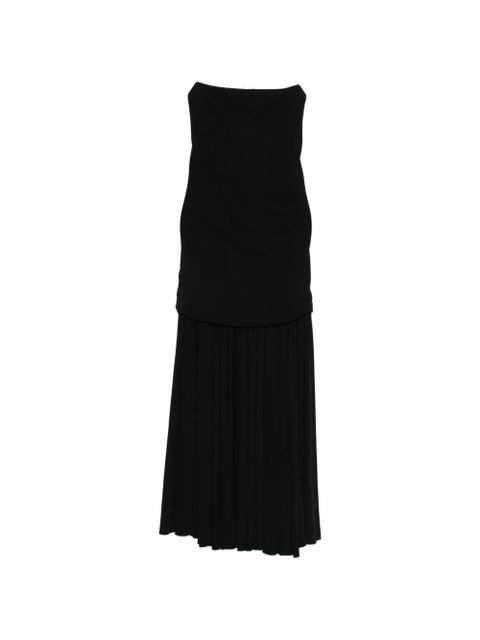Jacquemus pleated midi dress - Black - zdjęcie produktu nr 1