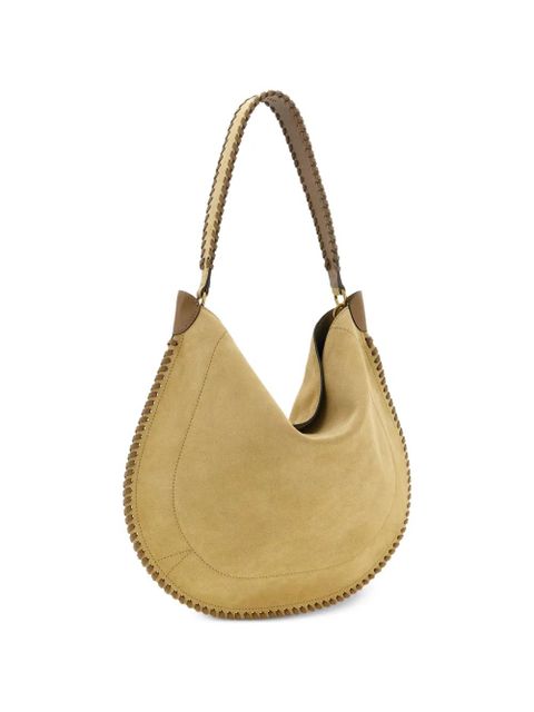 ISABEL MARANT Oskan Hobo Soft suede shoulder bag - Neutrals