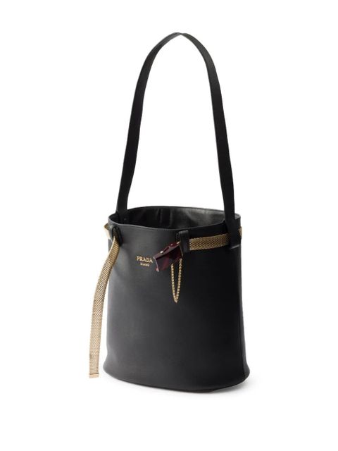 Prada Buckle bucket bag - Black
