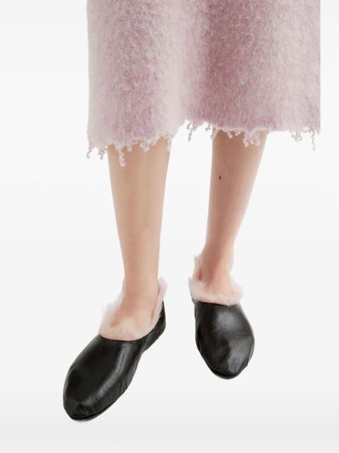 Jil Sander leather ballet flats - Black - zdjęcie produktu nr 2