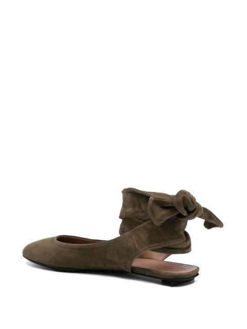 The Attico Cloe ballet flats - Green - zdjęcie produktu nr 2