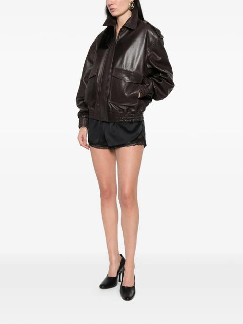 Magda Butrym lace-trim shorts - Black - zdjęcie produktu nr 2