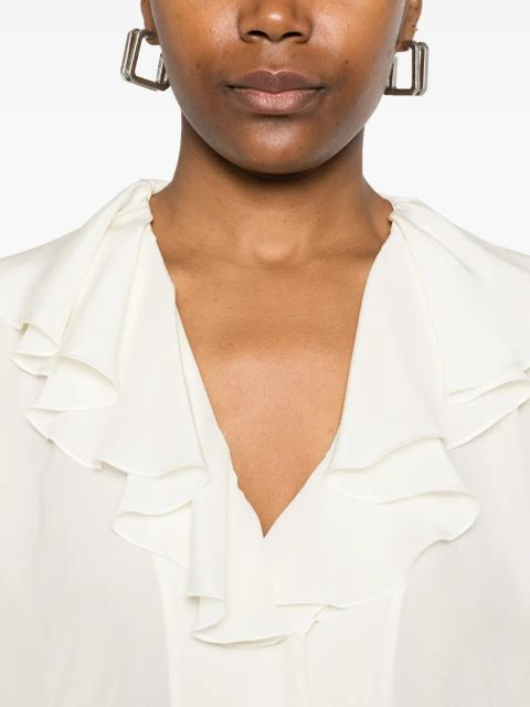 ETRO ruffled blouse - Neutrals