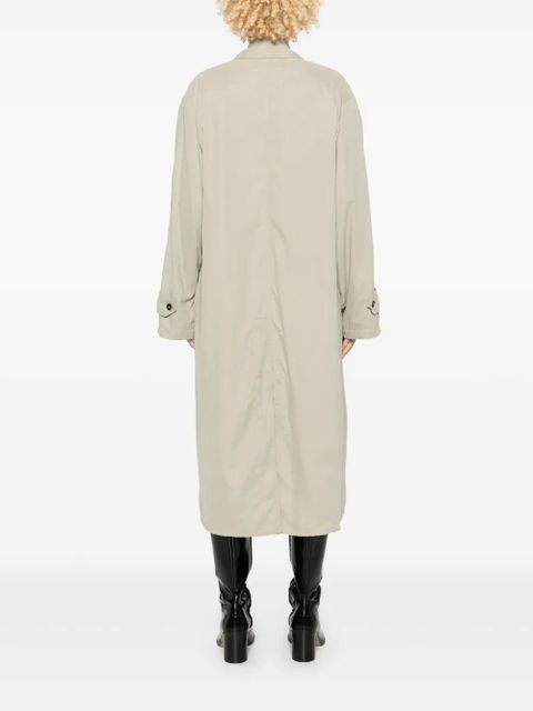 Maison Margiela four-stitch logo trench coat - Neutrals