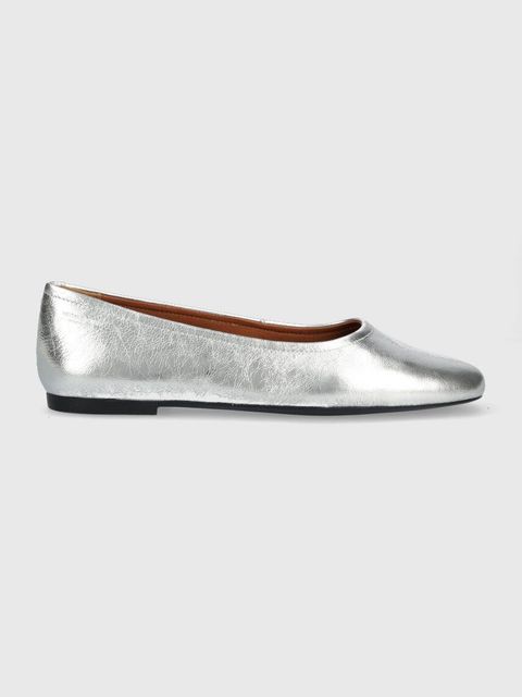 Vagabond Shoemakers baleriny skórzane Jolin kolor srebrny 5508.083.79 - zdjęcie produktu nr 1