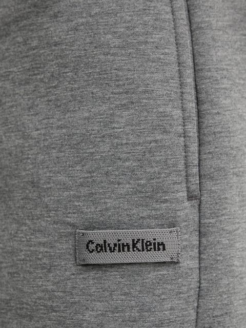 Calvin Klein Jeans spodnie dresowe damskie kolor szary melanżowe LV144D226G