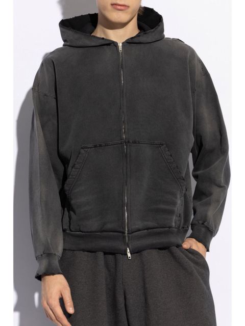 Balenciaga graphic logo print hoodie - Grey