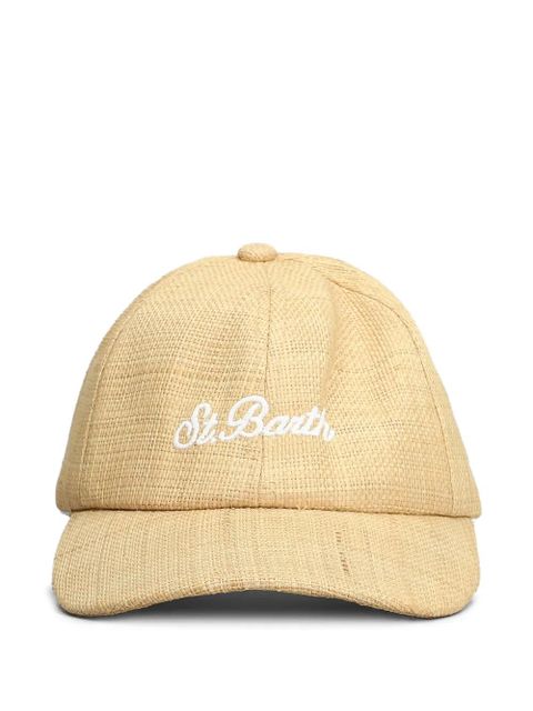 MC2 Saint Barth raffia baseball cap - Neutrals