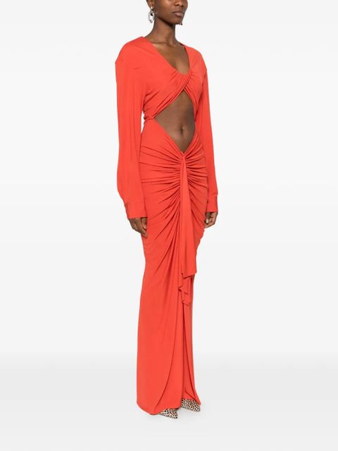 Christopher Esber Vivenda Drape maxi dress - Orange - zdjęcie produktu nr 2